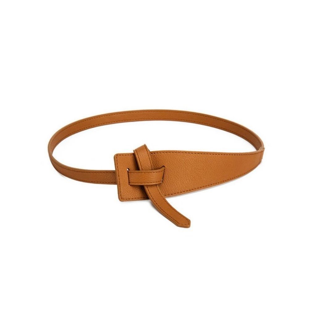 Tie Faux Leather Belt - Picture 1 of 13